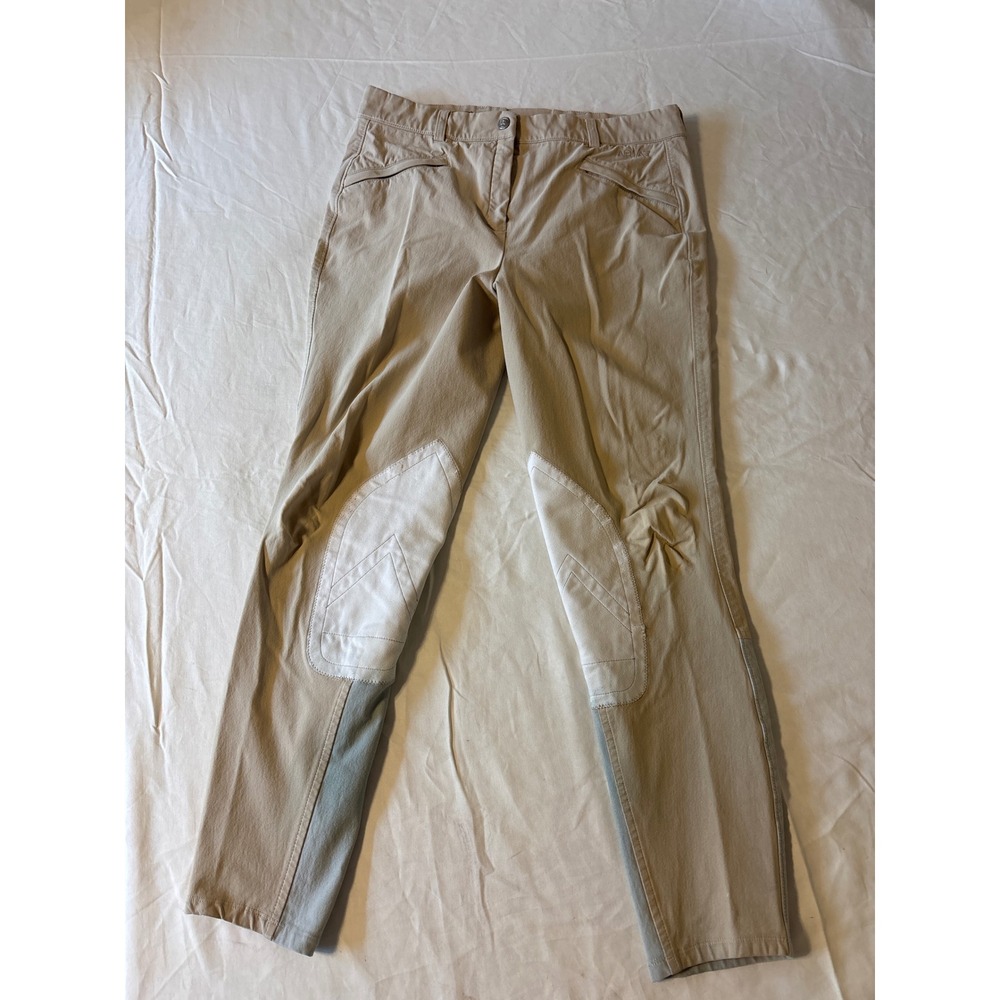 Ariat Performer Breeches Womens 30L Tan Good‎ Knee Patch Equestrian Riding Pants